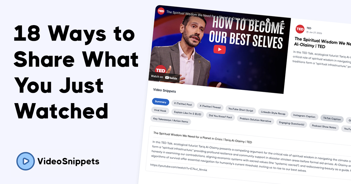 Home | Video Snippets